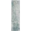 Addison Rugs Chantille ACN1649 Turquoise 2'3" x 7'6" Indoor/Outdoor, Machine Washable, Easy Clean, Non Shedding, Bedroom, Living Room, Dining Room, Kitchen, Patio Runner Rug view 3