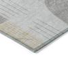 Addison Rugs Chantille ACN1698 Silver 8' x 8' Indoor/Outdoor, Machine Washable, Easy Clean, Non Shedding, Bedroom, Living Room, Dining Room, Kitchen, Patio Round Rug view 4