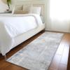 Addison Rugs Chantille ACN1714 Gray 2'3" x 7'6" Indoor/Outdoor, Machine Washable, Easy Clean, Non Shedding, Bedroom, Living Room, Dining Room, Kitchen, Patio Runner Rug view 1