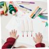 Holibanna 5pcs Small Diy Blank Paper Umbrellas Perfect for Art Projects and Craft Supplies view 3