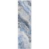 Addison Rugs Chantille ACN1709 Blue 2'3" x 7'6" Indoor/Outdoor, Machine Washable, Easy Clean, Non Shedding, Bedroom, Living Room, Dining Room, Kitchen, Patio Runner Rug view 3