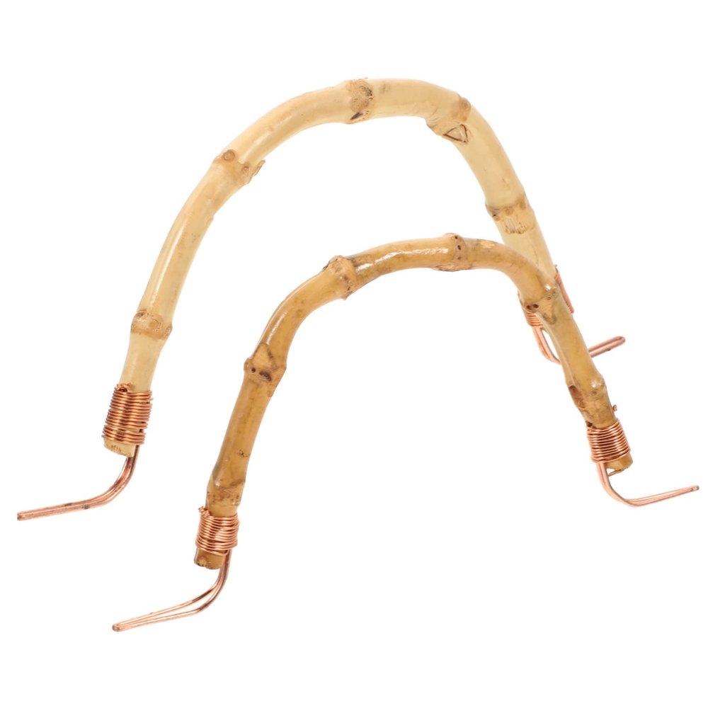 UTHCLO 2pcs Woven Teapot Grips Retro Kettle Handles Bamboo Replacement for Easy Installation Strong Grip Teapot Accessories