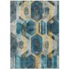Addison Rugs Chantille ACN1722 Teal 10' x 14' Indoor/Outdoor, Machine Washable, Easy Clean, Non Shedding, Bedroom, Living Room, Dining Room, Kitchen, Patio Rug view 3