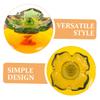 GARVALON 2pcs Glass Persimmon Figurine Decorative Craft for Home Car Office and Realistic Miniature Fruit Sculpture view 2