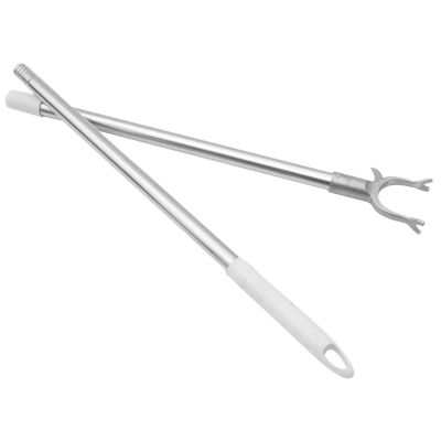 Cabilock Clothes Reach Pole Stainless Steel Rod for Home Clothes Drying Easy to Install Versatile Clothing Hanging for Wardrobe and Laundry Needs