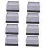 Cabilock 8 Pcs Plastic Bed Risers with Recessed Holder Cup, Height Lift view 1
