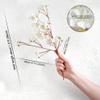 FiveSeasonStuff Real Touch Cherry Blossom Silk Stems  Artificial Flowers for Home Decor, Weddings, and Events (SnowyWhiteSakuraElegance2Stems(3.2ft/98cm)) view 3