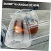 MOLUCKFU Multipurpose Glass Pitcher Capacity Easy to Use Spout for Sauce Milk Flavor Syrup view 4