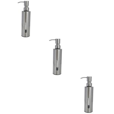 VOSAREA 3pcs Traveling Bottle Lotion Dispenser Household Pump Bottle Shampoo Pump for Shower Gel Press-Type