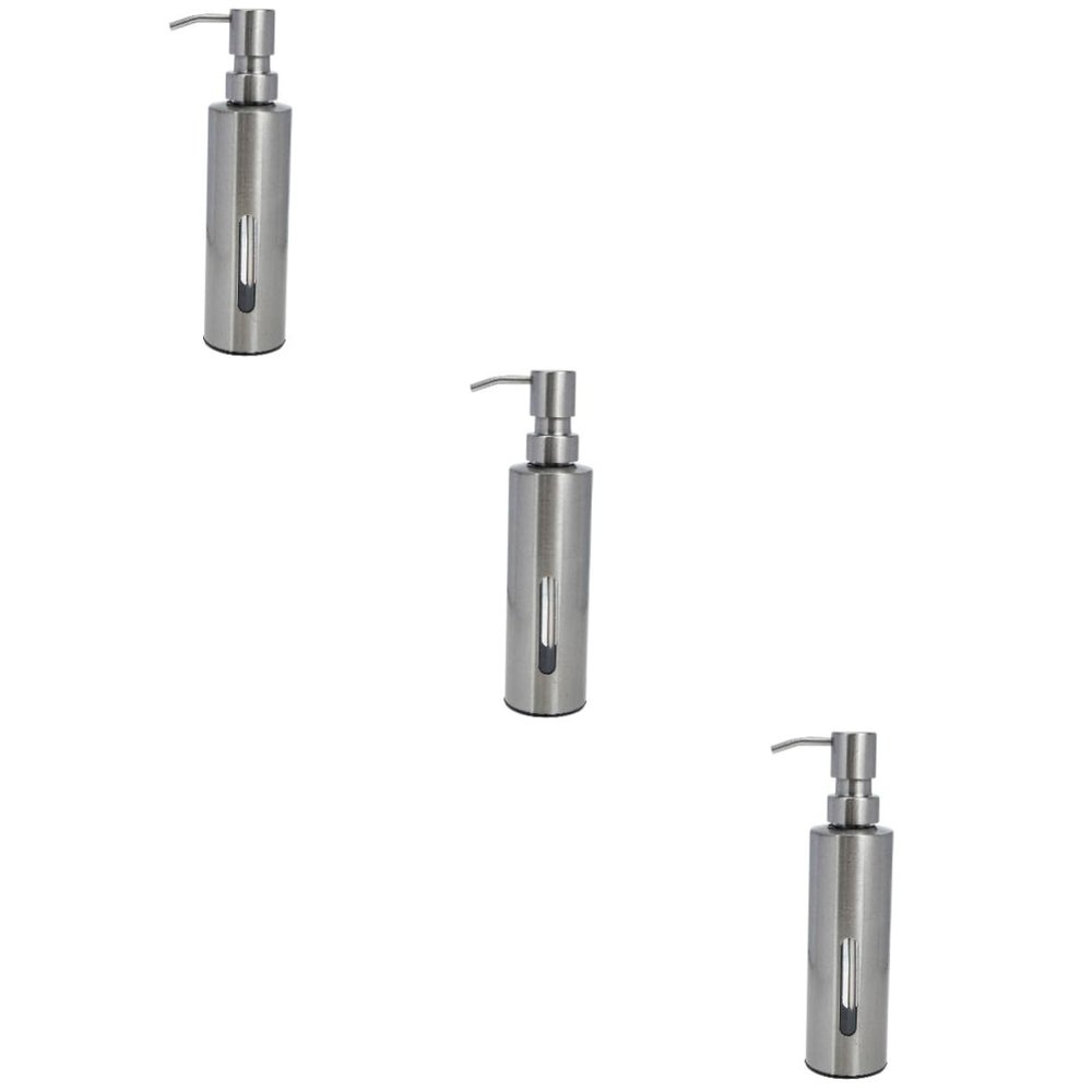 VOSAREA 3pcs Traveling Bottle Lotion Dispenser Household Pump Bottle Shampoo Pump for Shower Gel Press-Type