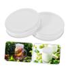 BEBEMOKO 20pcs Sturdy Tinplate Jar Lids Airtight Canning Covers for Mason Jars White for Preserves Sauces and Spices Storage view 3