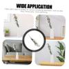 CORHAD Artificial Cotton Stem Eucalyptus Leaves for Home Floral Arrangements Rustic Cotton Branches for Vase Filler Faux Greenery Decoration for Weddings and Events view 2