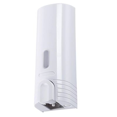 FELTECHELECTR 1pc Wall-Mounted Soap Dispenser Hand Press Liquid Holder for Home Hotel Public Bathrooms Material for Shampoo Conditioner Lotion Shower Gel White