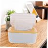 PRETYZOOM Capacity Tissue Storage Box Tissue Holder for Convenient Wipe Dispenser Practical Design for Easy Access view 3