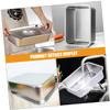 FUNOMOCYA 2pcs Stainless Steel Buffet Trays Easy-clean Serving Plates for Family Restaurant view 3