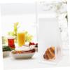 CIYODO 50pcs Self-sealing White Kraft Paper Bakery Bags Window for Toast Cookies and Baked Goods Versatile Packaging for Everyday Baking Needs view 2