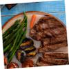 CIYODO 100pcs Round Bbq Paper Non-stick Parchment Baking Sheets Oil Easy Peel for Steaming Cooking Random Color view 2