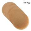 CIYODO 100pcs Round Bbq Paper Non-stick Parchment Baking Sheets Oil Easy Peel for Steaming Cooking Random Color view 3