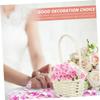 FONDOTIN 12pcs Elegant Woven Flower Basket Handheld Wedding Flower Petal Baskets for Decor Lightweight Design for Girls Engagement Party Accessories view 3