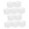 COLLBATH 10pcs Pp and Pvc Plastic Packing Boxes for Candy for Weddings Parties and Celebrations for Treats and Diy Projects view 1