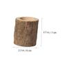 ORFOFE 5pcs Creative Candleholder Wooden Candlestick Decor for Home Wedding and Party Layouts Unique Design for Christmas Desktop and Bar Counter Decorations view 2