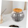 COLLBATH Pumpkin-shaped Airtight Glass Storage Jar Lid Canister for Coffee Beans Snacks Kitchen Organization Elegant and Functional Decorative Container view 2
