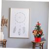 OKUMEYR Christmas Miniature Decor Artificial Xmas Ornament for Home Tabletop Festive Indoor Decoration for Holiday Party Room Displays view 2