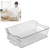 CONGARTENO 1pc Refrigerator Storage Box Plastic Crisper Organizer for Food Preservation for Home Restaurant and Hotel Use Easy to and Store Pet Material view 1