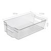 CONGARTENO 1pc Refrigerator Storage Box Plastic Crisper Organizer for Food Preservation for Home Restaurant and Hotel Use Easy to and Store Pet Material view 3