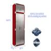 Heavey Duty Durable Lockable Stainless Steel 2 Piece Storage Cabinet Set, 4 Doors, Organizer for Garage, Office, Classroom, (Red, 36" W x 18" D x 90.5" H) view 2