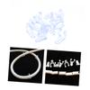 BUGUUYO 10pcs Clear PVC Led Rope Light Clips Easy to Install Mounting Clips for Round Rope Lights for Outdoor Indoor Use for Weddings Patios and Christmas Decor view 1