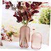 STOBAZA 1pc Decorative Gradient Frosted Glass Vase for Flower Arrangement Small Hydroponic Flower Container for Home Office and Dining Table view 3