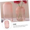 STOBAZA 1pc Decorative Gradient Frosted Glass Vase for Flower Arrangement Small Hydroponic Flower Container for Home Office and Dining Table view 4