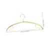 Anneome 5pcs Heavy Duty Non- Clothes Hangers for Pants Towels Scarves Versatile Metal Wardrobe Hangers for Closet Organization Drying Smooth Strong Load-Bearing Capacity for Indoor Use view 2