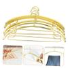 Anneome 5pcs Heavy Duty Non- Clothes Hangers for Pants Towels Scarves Versatile Metal Wardrobe Hangers for Closet Organization Drying Smooth Strong Load-Bearing Capacity for Indoor Use view 3
