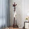 Coat Rack Coat Stand Stand Free Standing Coat Tree Wooden Coat Rack with Hooks Retro Modern Coat Stand Hanger Coat Stand (Color : Coffee, Size : 180 * 45cm) view 4