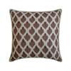 The HomeCentric Autumn Throw Pillow Covers Brown 20"x20" (50x50 cm) Jacquard Animal Pattern, Lace Pillow Case for Sofa Chouch, Hotels, Living, Bed Room, Animal Modern Style - Cozy Critters view 1