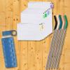 Purifyou Reusable Produce Bags S9 (XL, L, S), 14.5" Stainless Straws S5 with Silicone Tips for Stanley 40oz Tumbler, Glass Water Bottles 12oz with Volume & Times, Silicone Sleeve in Chinese Porcelain. view 1