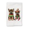 Adorable Christmas Elf Kitchen Hand Towel | German Shepherd | Pet Animal Lover Gifts view 2