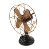 Cabilock Antique Table Fan Ornament Vintage Fan Model Retro Desk Fan Decor Metal Art Home Decor Retro Fan Sculpture view 1