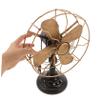 Cabilock Antique Table Fan Ornament Vintage Fan Model Retro Desk Fan Decor Metal Art Home Decor Retro Fan Sculpture view 3