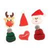 OKUMEYR Plush Christmas Clothing Shoes Hats 30pcs DIY Decorations Accessories Random Style view 1