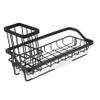COLLBATH Kitchen Sponge Holder for Sink Dishcloth Storage Rack Draining Rack Organizer for Countertop Space-Saving Sponge and Brush Storage view 1