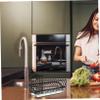 COLLBATH Kitchen Sponge Holder for Sink Dishcloth Storage Rack Draining Rack Organizer for Countertop Space-Saving Sponge and Brush Storage view 4