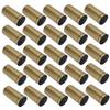 100pcs Golden Plastic Wine Bottle Heat Shrink Caps for Sealing view 1