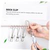 ANDRESLAD 6pcs Stainless Steel Multi-Function Towel Clips Non-Slip Windproof Sock Clip for Hanging Clothes Kitchen Bathroom and Office Use and Easy to Install view 4