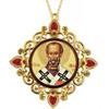 Needzo Saint Nicholas Icon Religoius Christmas Ornament Gift, Wal Room Decoration 4 Inch, Saint Nicholas Gift, Boxed view 1