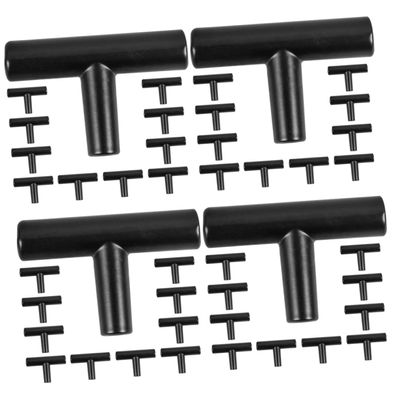 ARTIBETTER 120pcs Pull Knobs Modern Minimalist Cabinet Handles for Dressers Wardrobe and Furniture Easy to Install Matte Finish