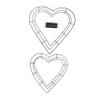 HOOTNEE DIY Hanging Wreath Frame Metal Wreath Form Heart Shape Wire Frame for Craft view 1