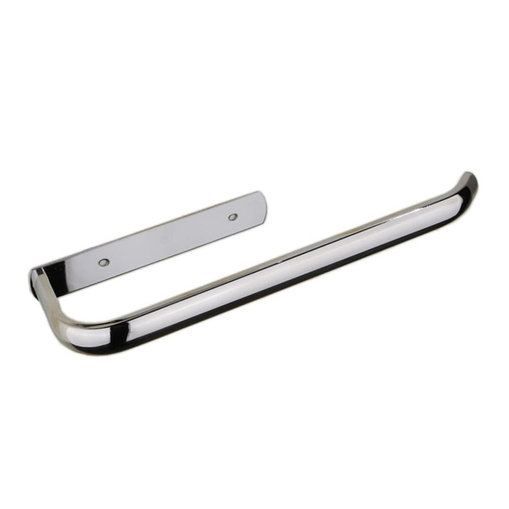 MOLUCKFU Stainless Steel Towel Rack Over The Door Rack Chrome Paper Towel Holder